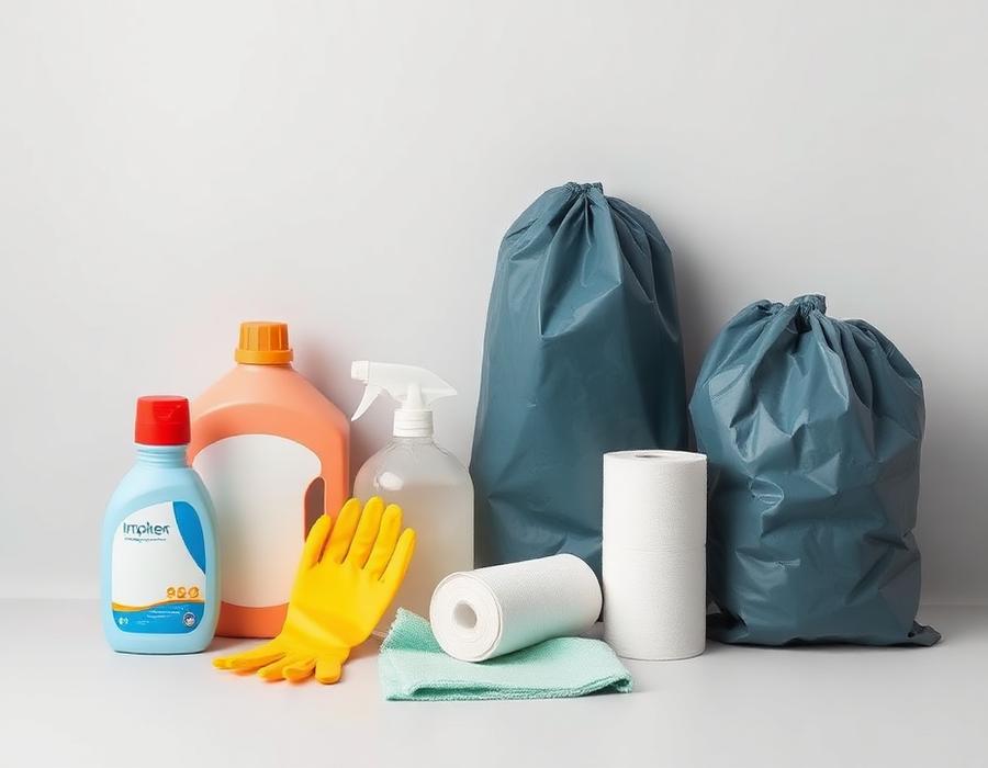 Produtos de higiene e limpeza